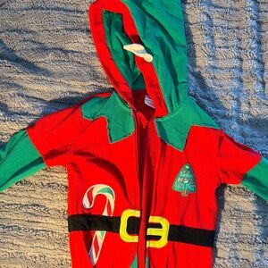 Cat & Jack Festive Pajama Sleep Sack - Red and Green